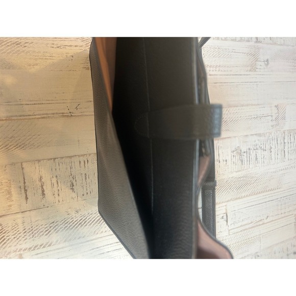 Rebecca Minkoff Black Pebbled Leather Bucket‎ Bag Convertible Crossbody Strap - Picture 6 of 8